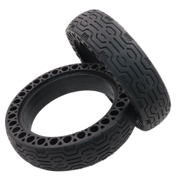 Ellietech 10*2 Pneu Anti-dérapant à Absorption de Chocs de Type nid dabeille M365 / M365 Pro / M365 Pro 2 / 1S / Lite V-ES189